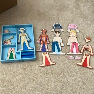 Melissa & Doug Magnetic Human Body Playset Learning Toys
